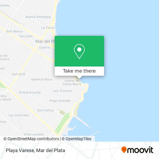 Playa Varese map
