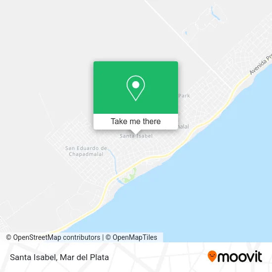 Santa Isabel map