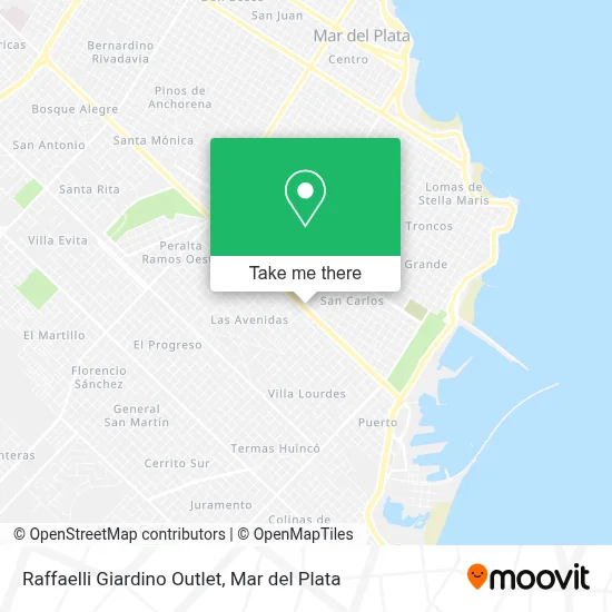 Raffaelli Giardino Outlet map