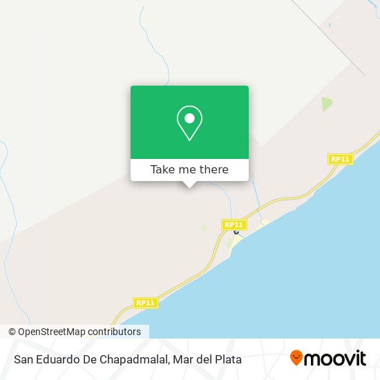 Mapa de San Eduardo De Chapadmalal