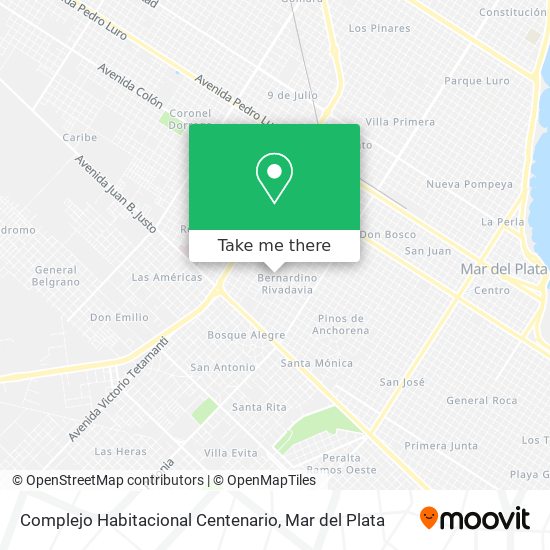 Complejo Habitacional Centenario map