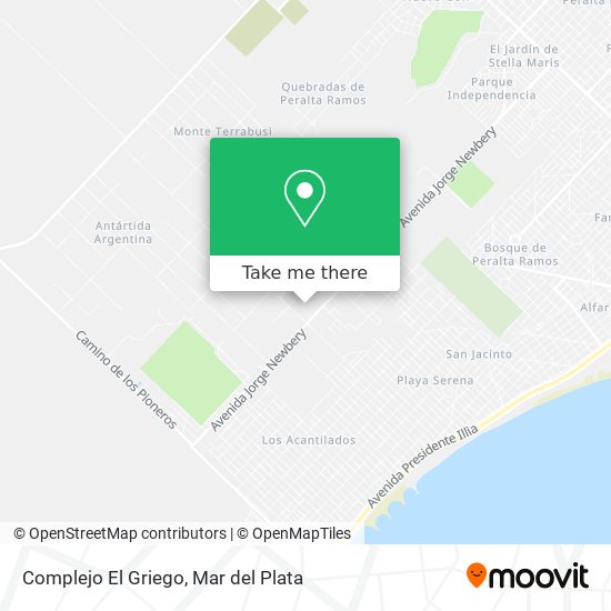 Complejo El Griego map