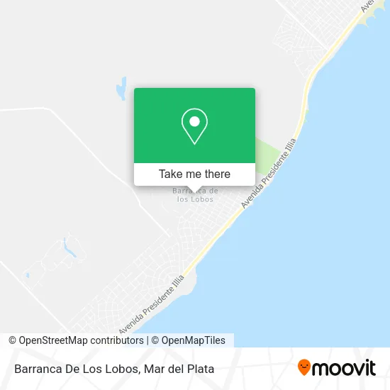 Barranca De Los Lobos map