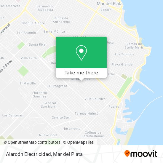 Alarcón Electricidad map