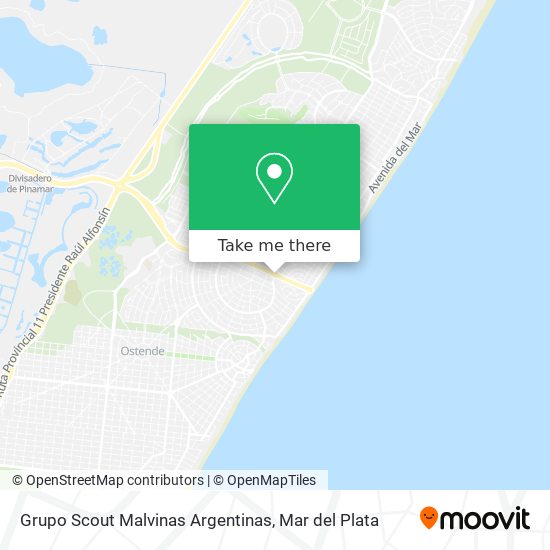 Mapa de Grupo Scout Malvinas Argentinas