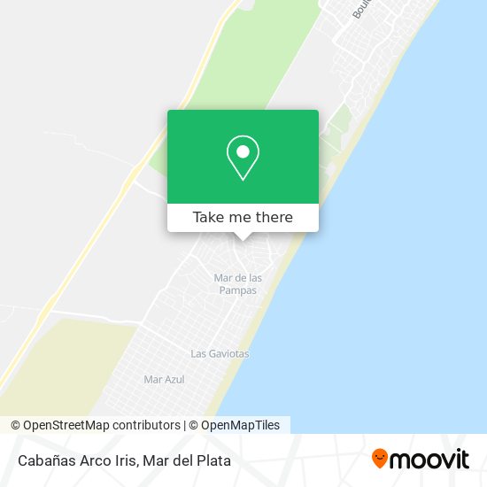Mapa de Cabañas Arco Iris
