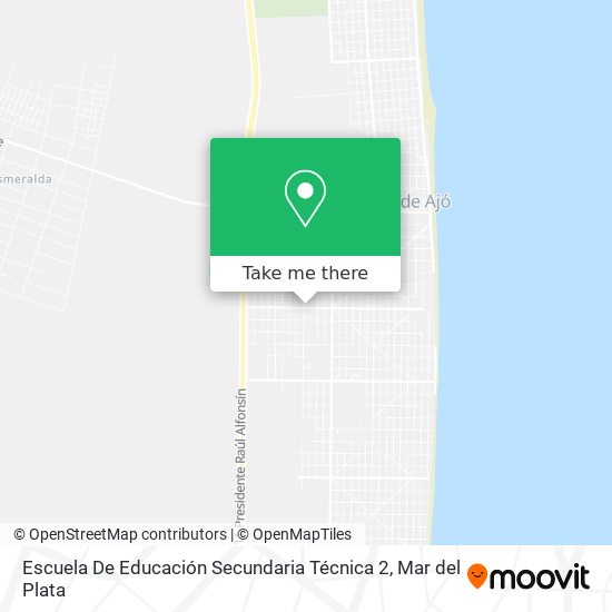 Escuela De Educación Secundaria Técnica 2 map