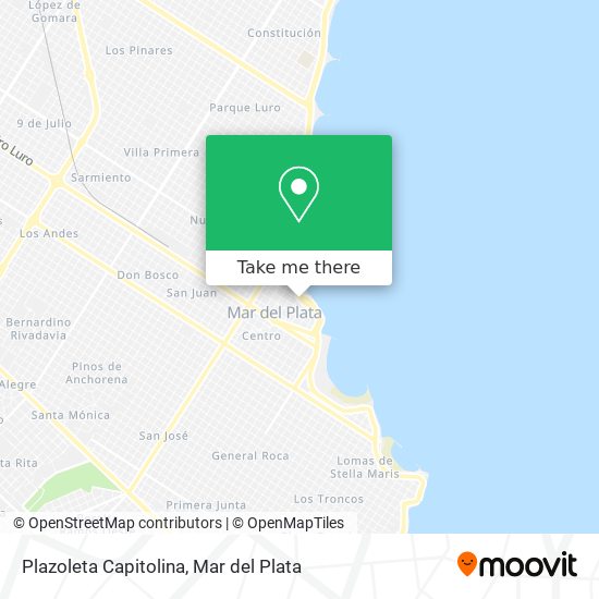 Mapa de Plazoleta Capitolina