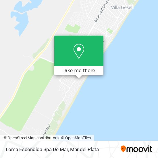 Loma Escondida Spa De Mar map