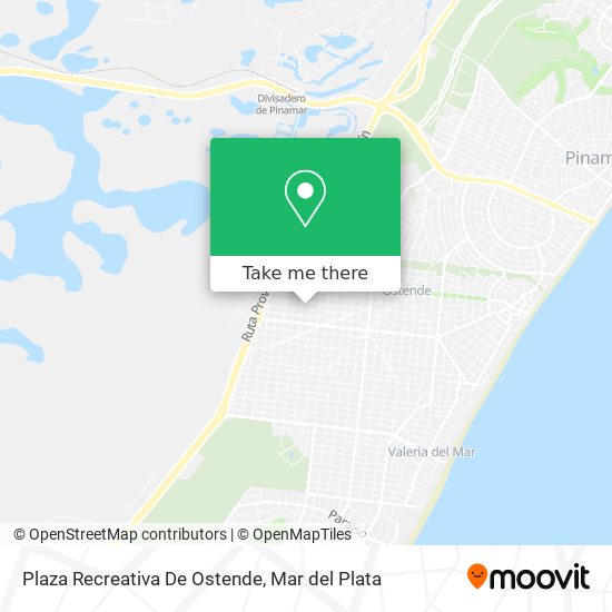Plaza Recreativa De Ostende map