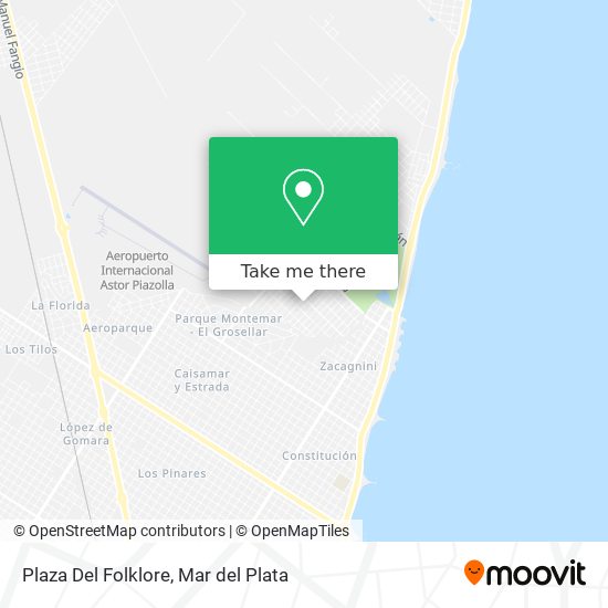 Plaza Del Folklore map