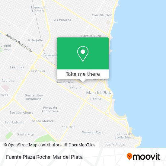 Fuente Plaza Rocha map