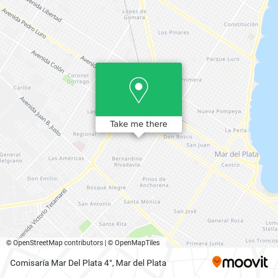 Comisaría Mar Del Plata 4° map