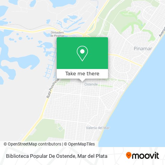 Biblioteca Popular De Ostende map
