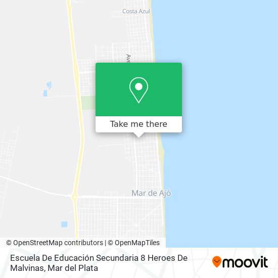 Escuela De Educación Secundaria 8 Heroes De Malvinas map