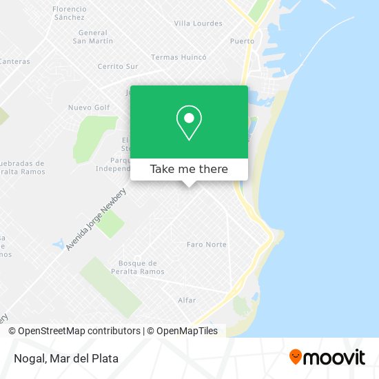 Nogal map