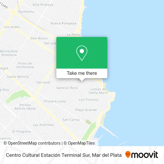 Centro Cultural Estación Terminal Sur map