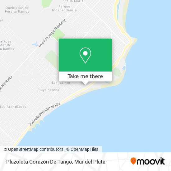 Plazoleta Corazón De Tango map