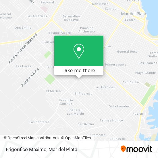 Frigorífico Maximo map