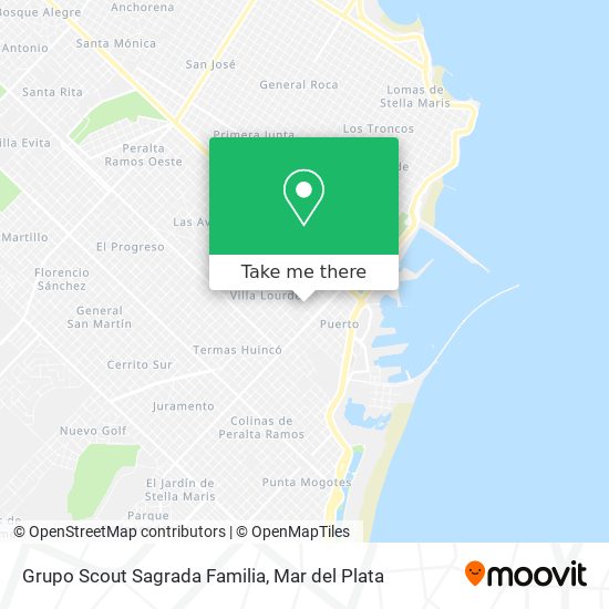 Mapa de Grupo Scout Sagrada Familia
