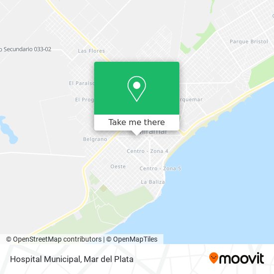 Mapa de Hospital Municipal