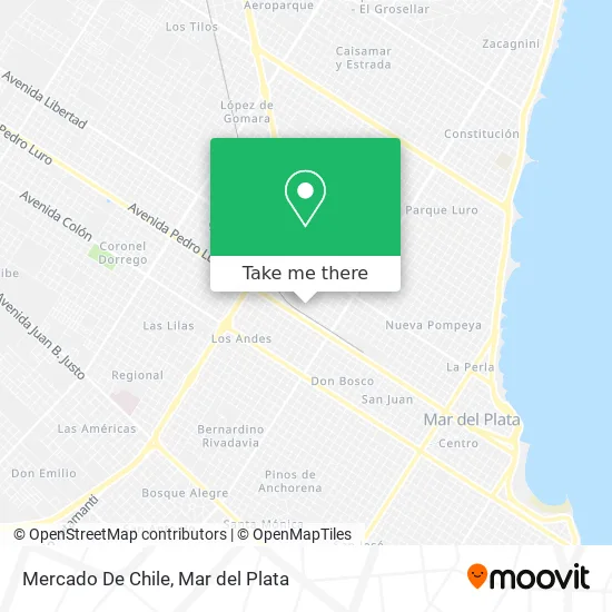 Mercado De Chile map