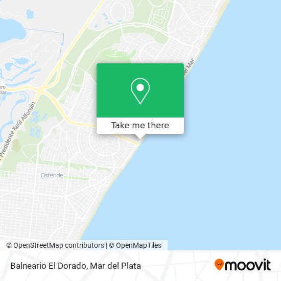 Mapa de Balneario El Dorado