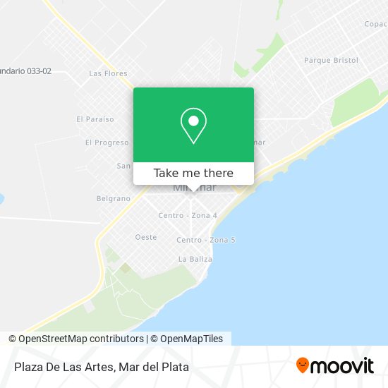 Mapa de Plaza De Las Artes