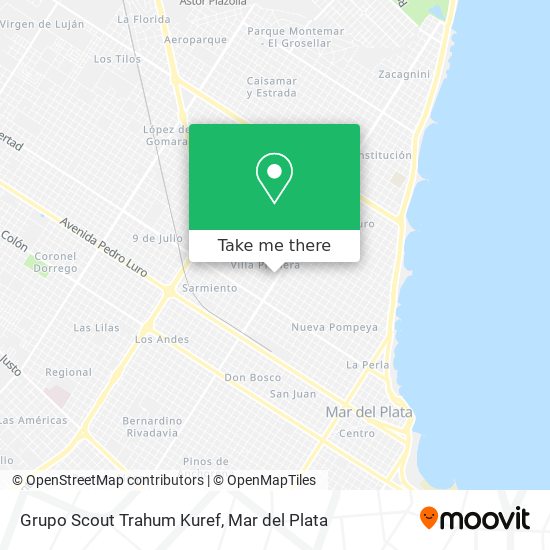 Mapa de Grupo Scout Trahum Kuref