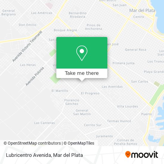 Lubricentro Avenida map