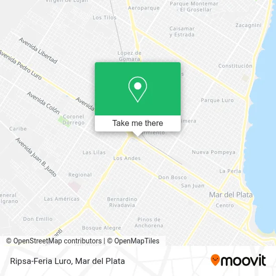 Ripsa-Feria Luro map