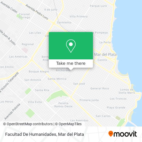 Facultad De Humanidades map