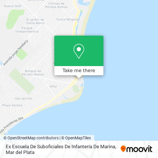 Ex Escuela De Suboficiales De Infantería De Marina map