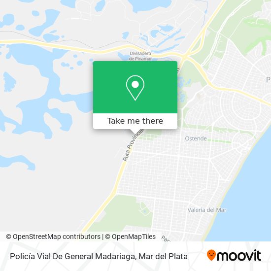 Policía Vial De General Madariaga map