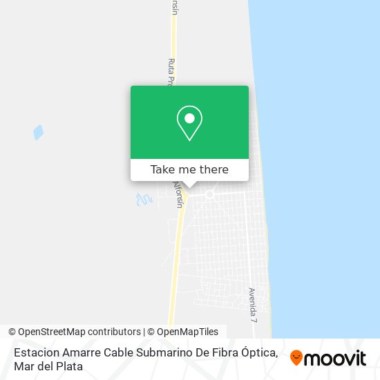 Estacion Amarre Cable Submarino De Fibra Óptica map