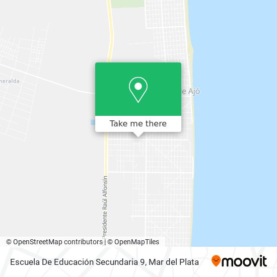 Mapa de Escuela De Educación Secundaria 9