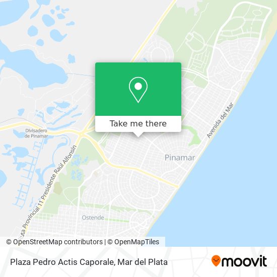 Mapa de Plaza Pedro Actis Caporale