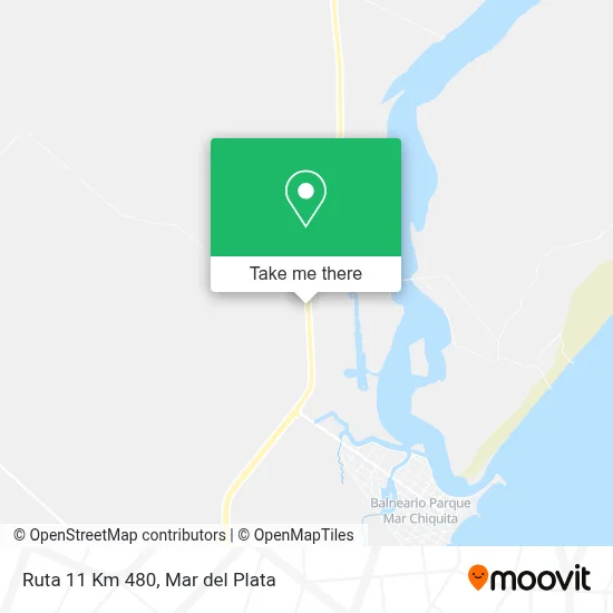 Ruta 11 Km 480 map