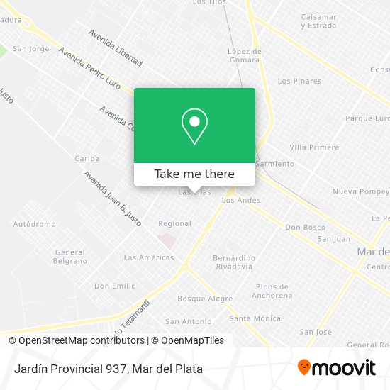 Mapa de Jardín Provincial 937