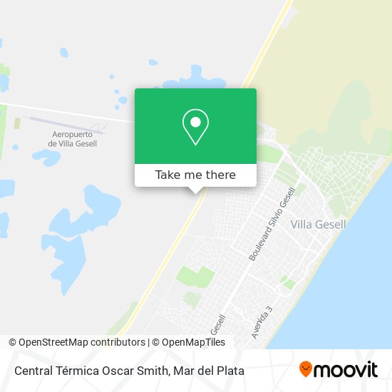 Central Térmica Oscar Smith map