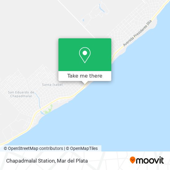 Mapa de Chapadmalal Station