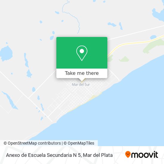 Anexo de Escuela Secundaria N 5 map