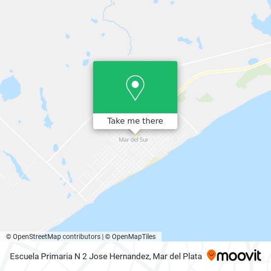 Mapa de Escuela Primaria N 2 Jose Hernandez