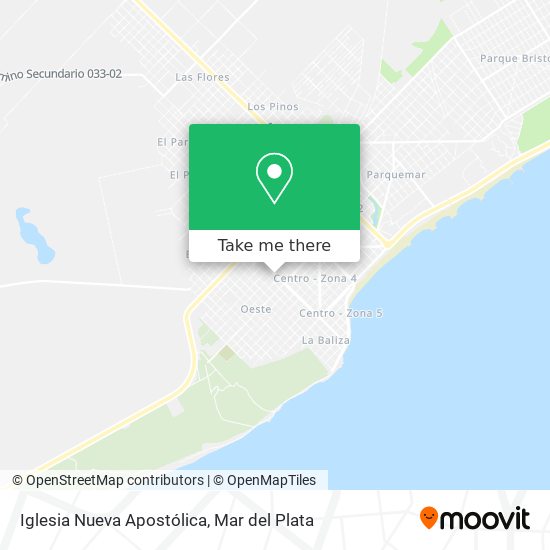 Mapa de Iglesia Nueva Apostólica