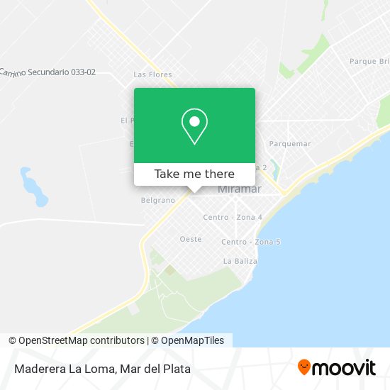 Maderera La Loma map