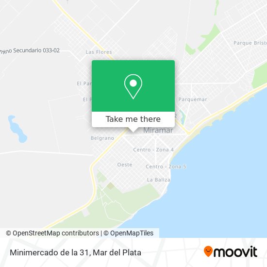 Mapa de Minimercado de la 31