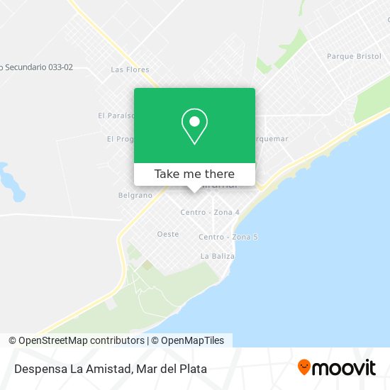 Despensa La Amistad map