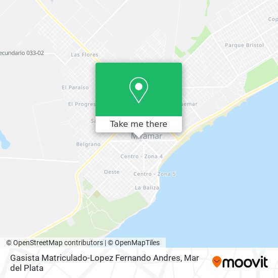 Gasista Matriculado-Lopez Fernando Andres map