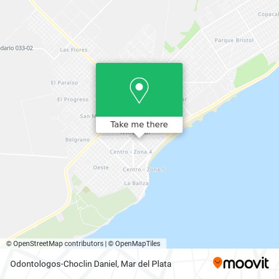 Mapa de Odontologos-Choclin Daniel