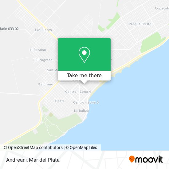Mapa de Andreani